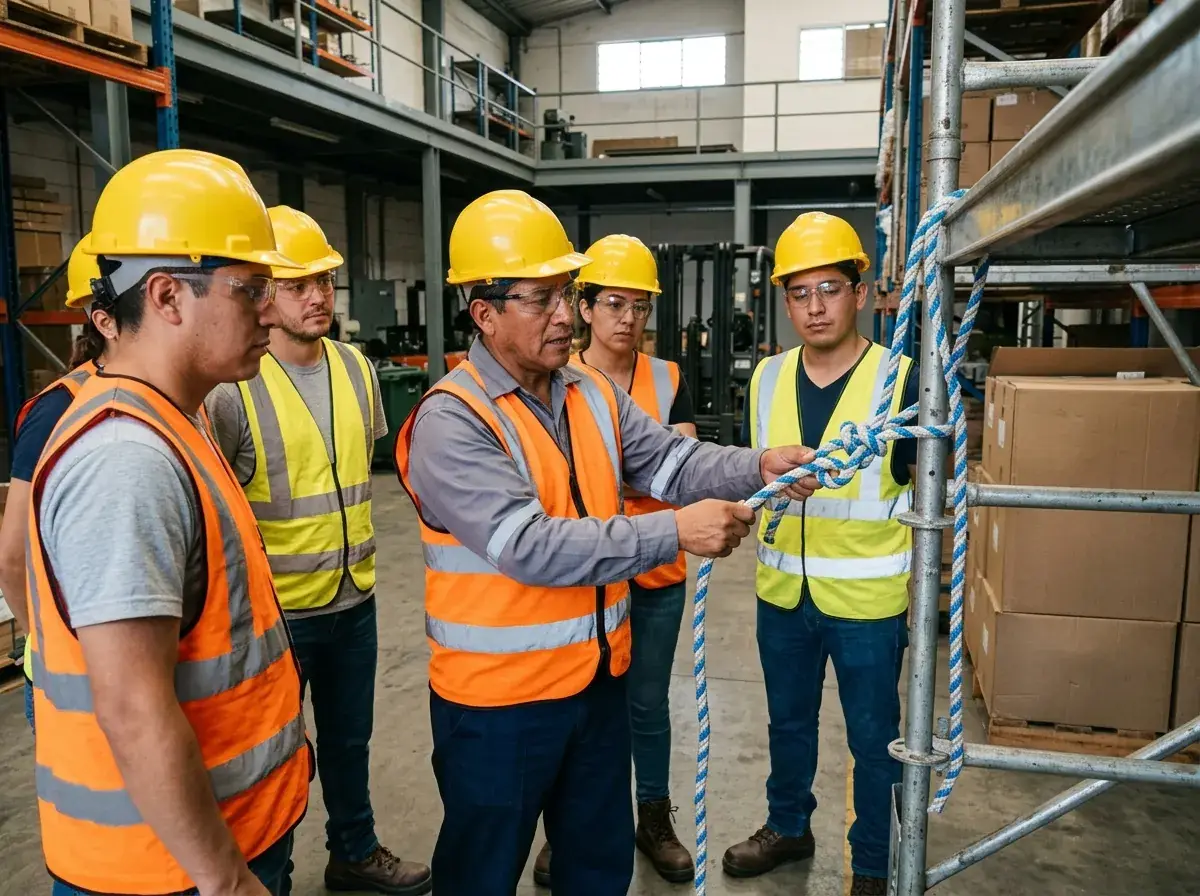 Práctica real supervisada: técnicas de ascenso y descenso seguro con cuerdas.