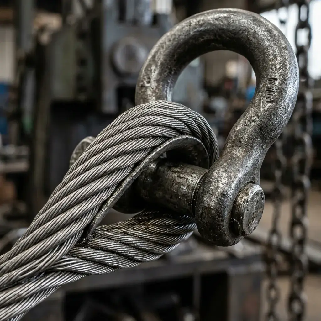 Inspección técnica de accesorios de izaje para operaciones de riesgo.